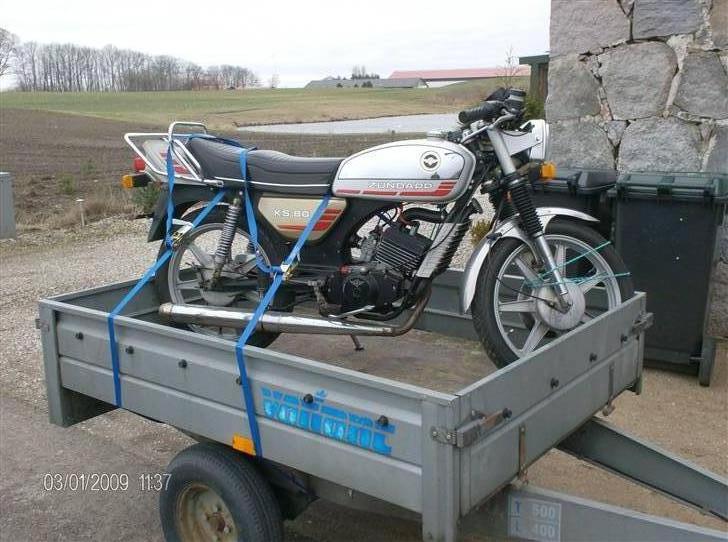 Zündapp KS80 WC - kom hjem med Zundapp april 2009, købt i Kolding, aldrig kørt i DK, dato på billeder er ikke rigtige. billede 8