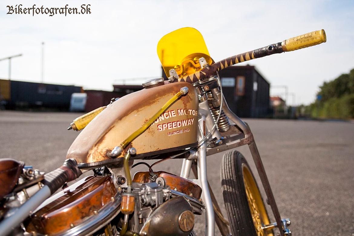 Harley Davidson rat--costum panhead fl billede 6