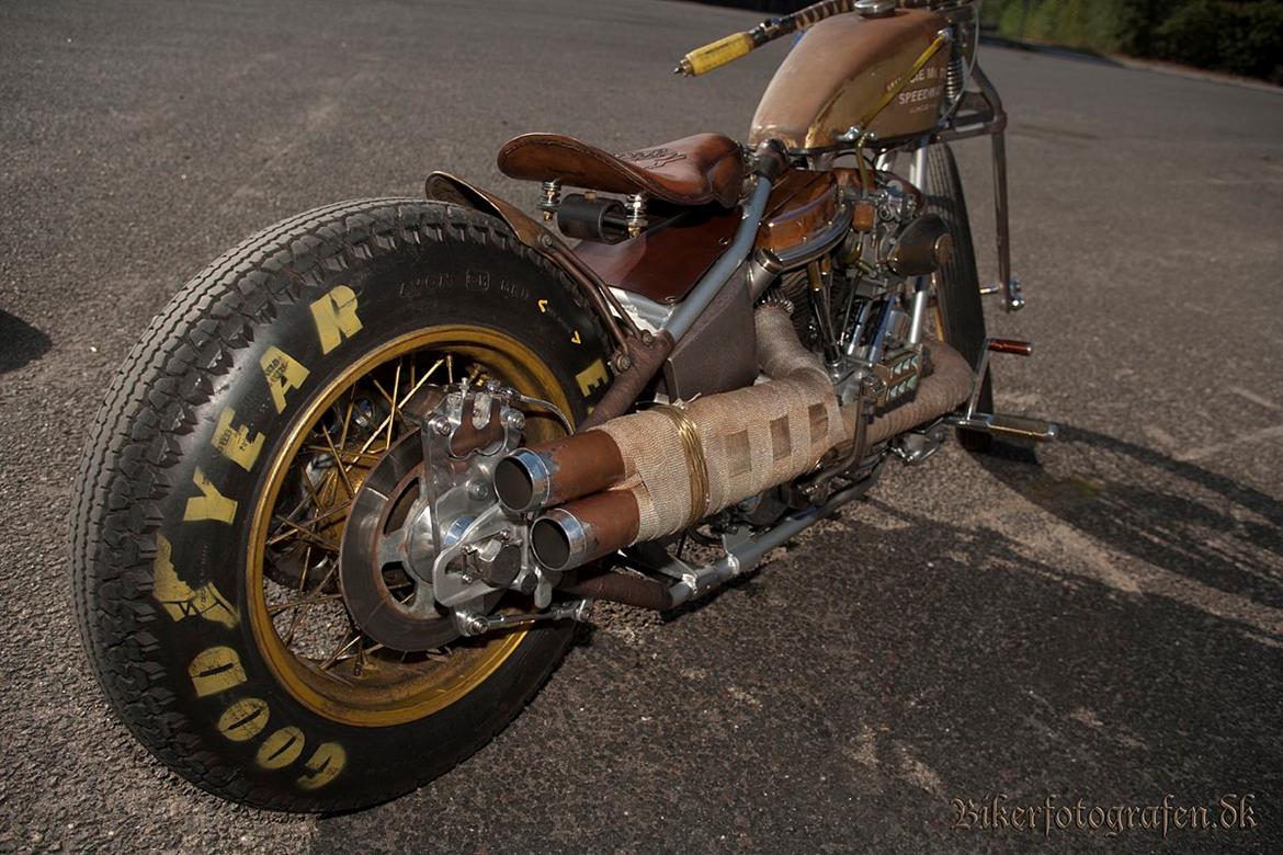 Harley Davidson rat--costum panhead fl billede 11
