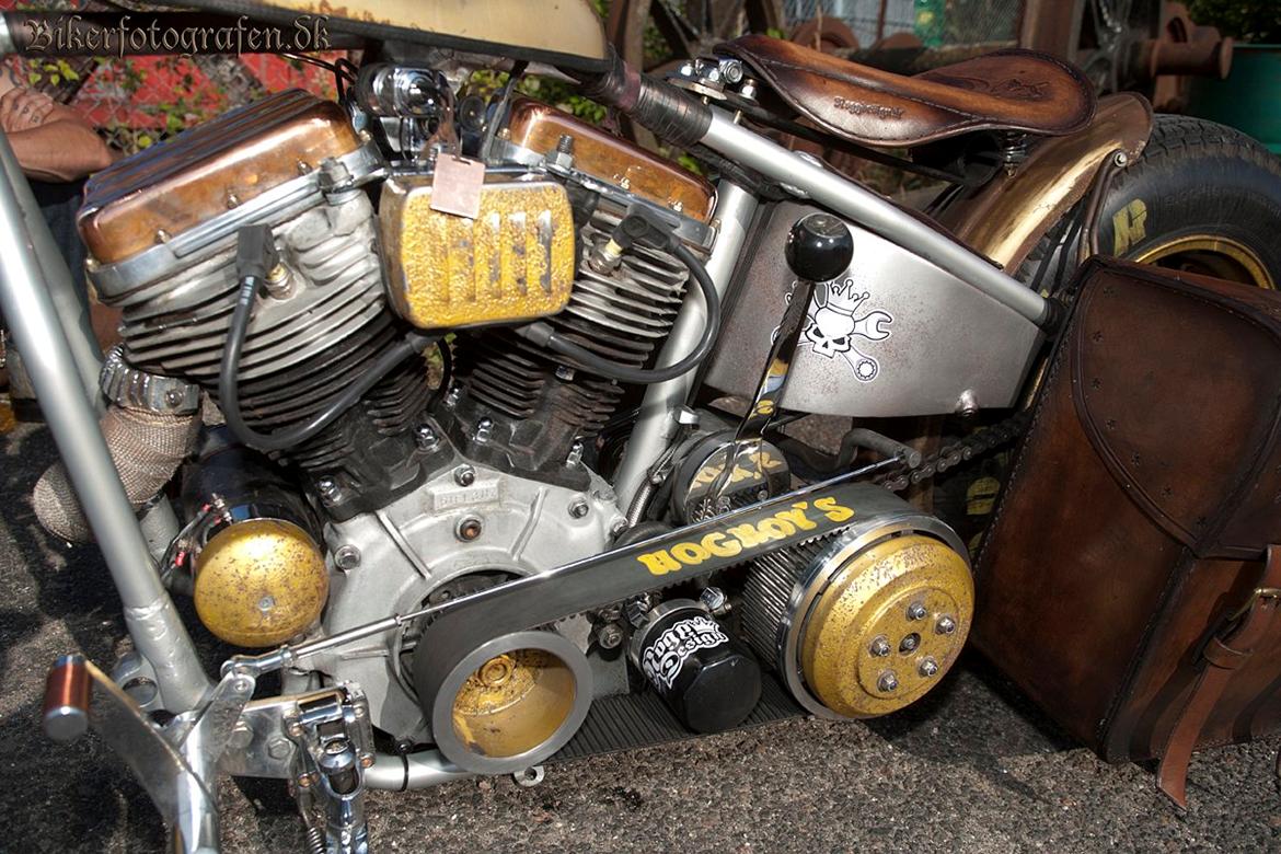 Harley Davidson rat--costum panhead fl billede 17