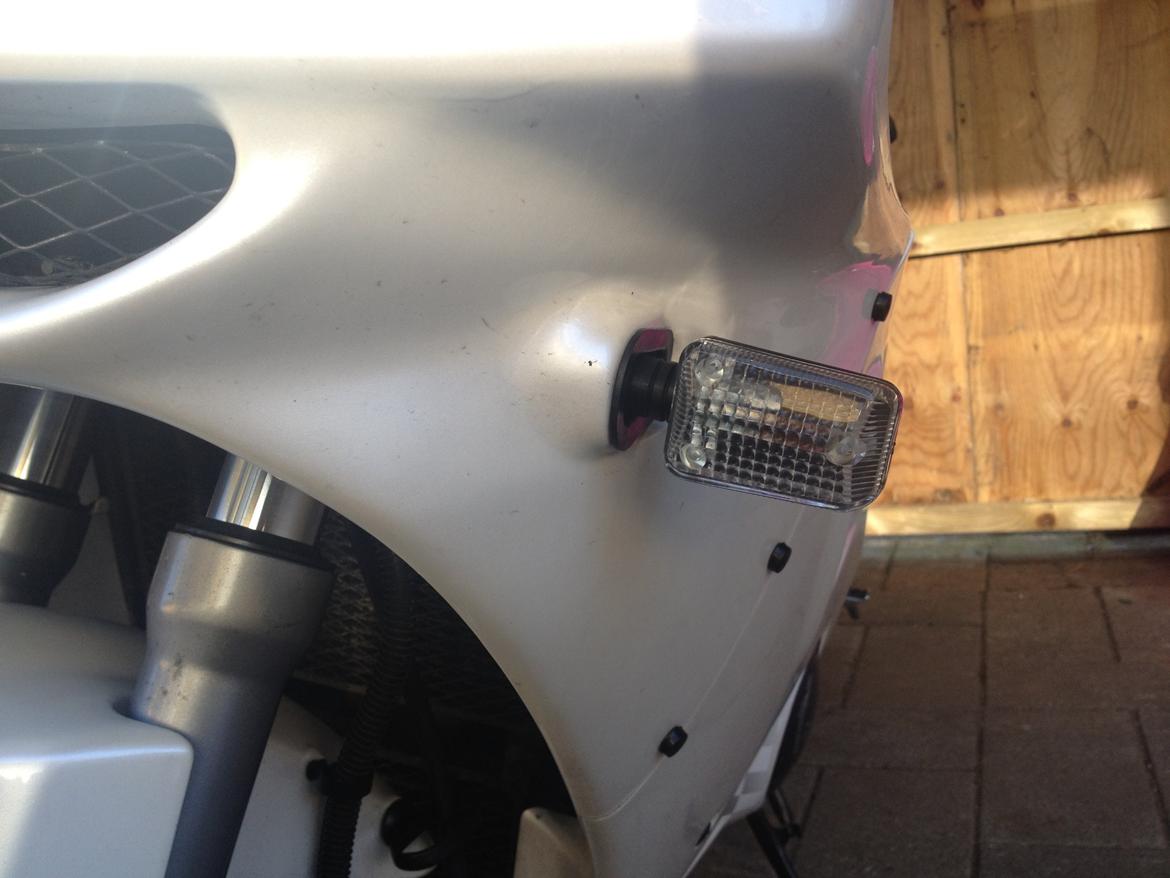 Kawasaki ZX6R - "små" hvide blink, for og bag. billede 9