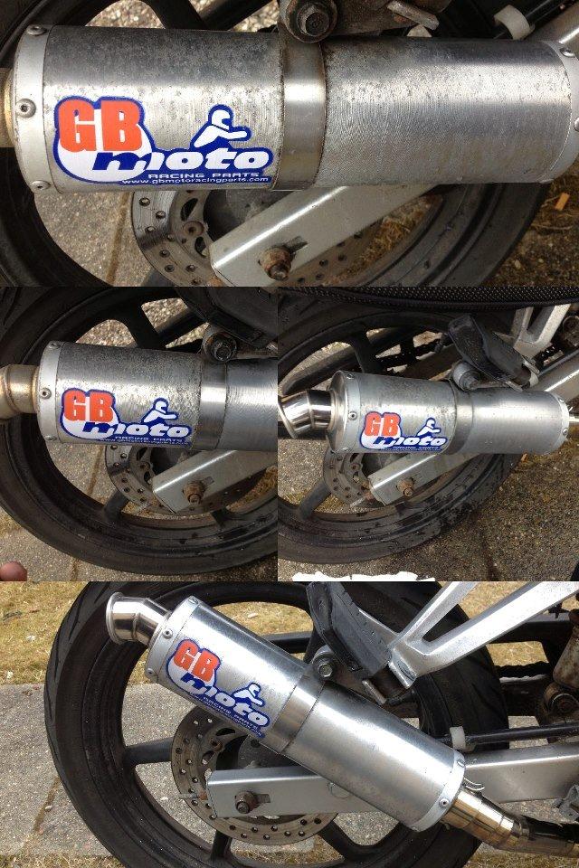 Honda CBR 125 r - Det tog noget lang tid at få den udstødning pæn igen efter en omgang vinterkørsel. Det kostede mig en solskoldning. Øv! billede 8