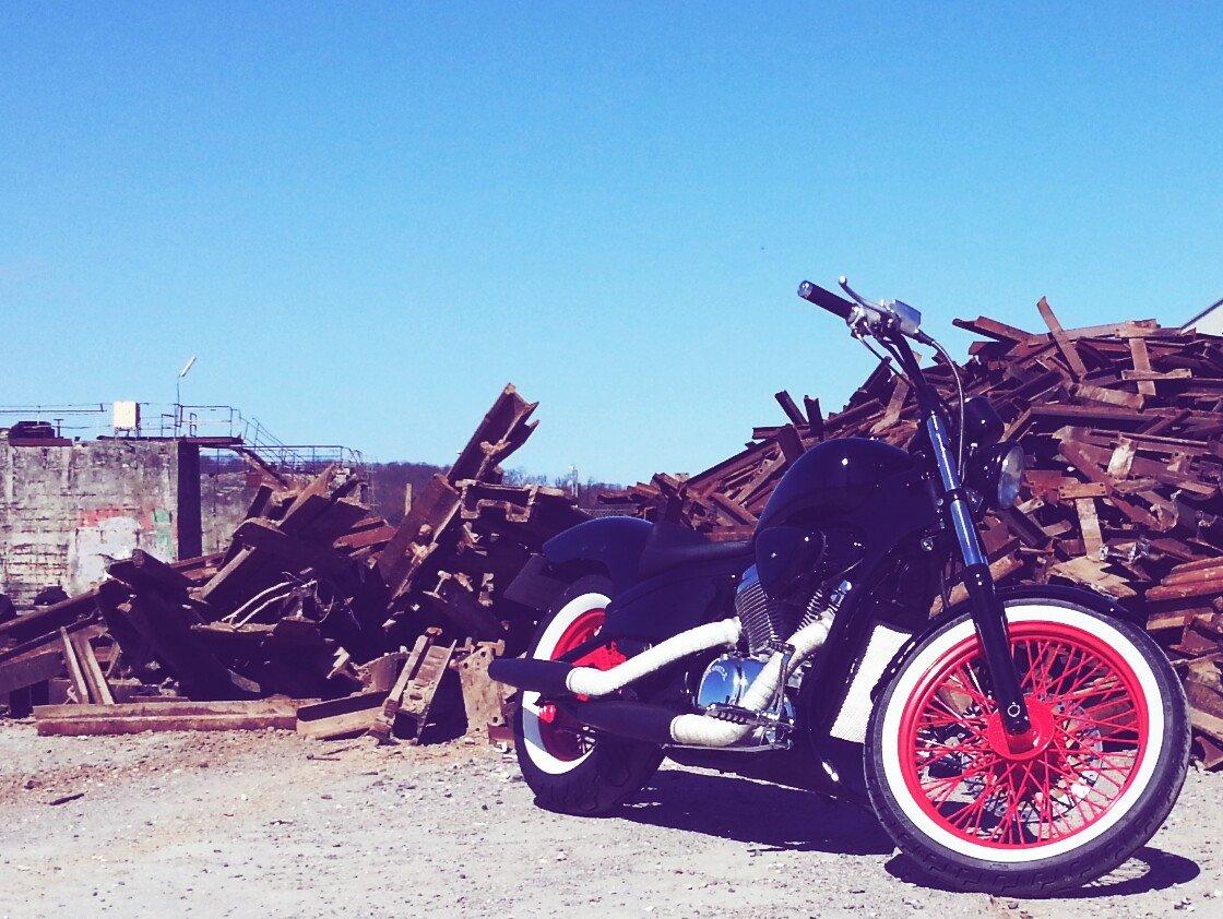 Honda vt600 shadow billede 6