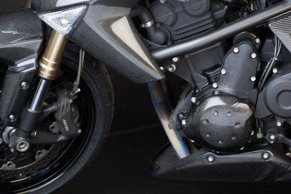 Kawasaki ER6-N - Kawasaki ZX6R 2011 forgaffel og bremser. PVM Magnesium fælg 2.0kg billede 7