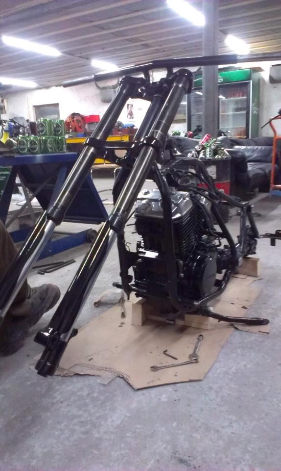 Honda BlitzKrieg Bobber  VT 500  (SOLGT) billede 10