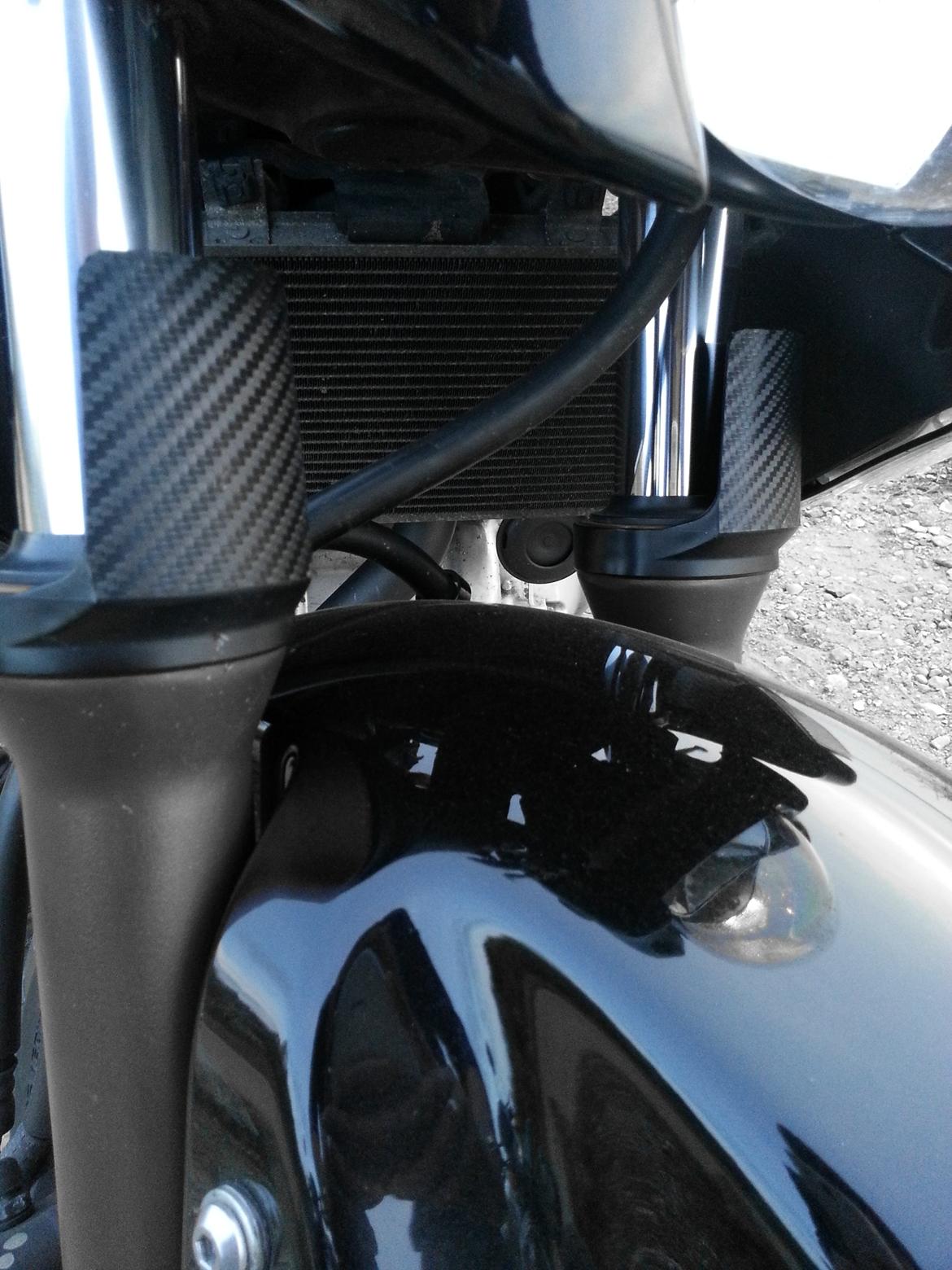 Kawasaki ER-6n - Carbon ved gaffelben billede 10