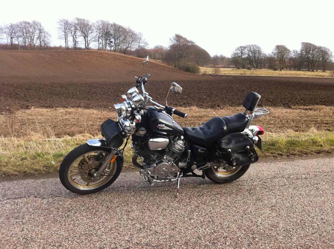 Yamaha XV 700 Virago - Forår 2013 har jeg sat et nyt styr på min Virago. billede 6