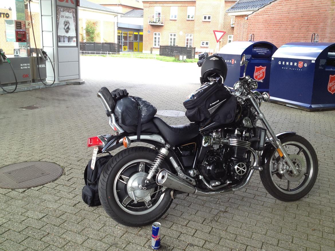 Yamaha XJ 700 Maxim X - Med lidt oppakning på vej hjem fra Hamborg 2012 billede 9