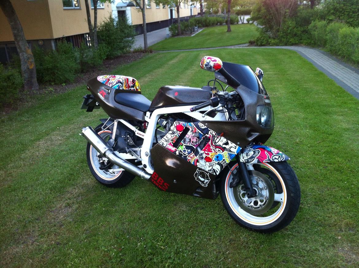 Suzuki GSX-R750 - første folie forsøg.. billede 10