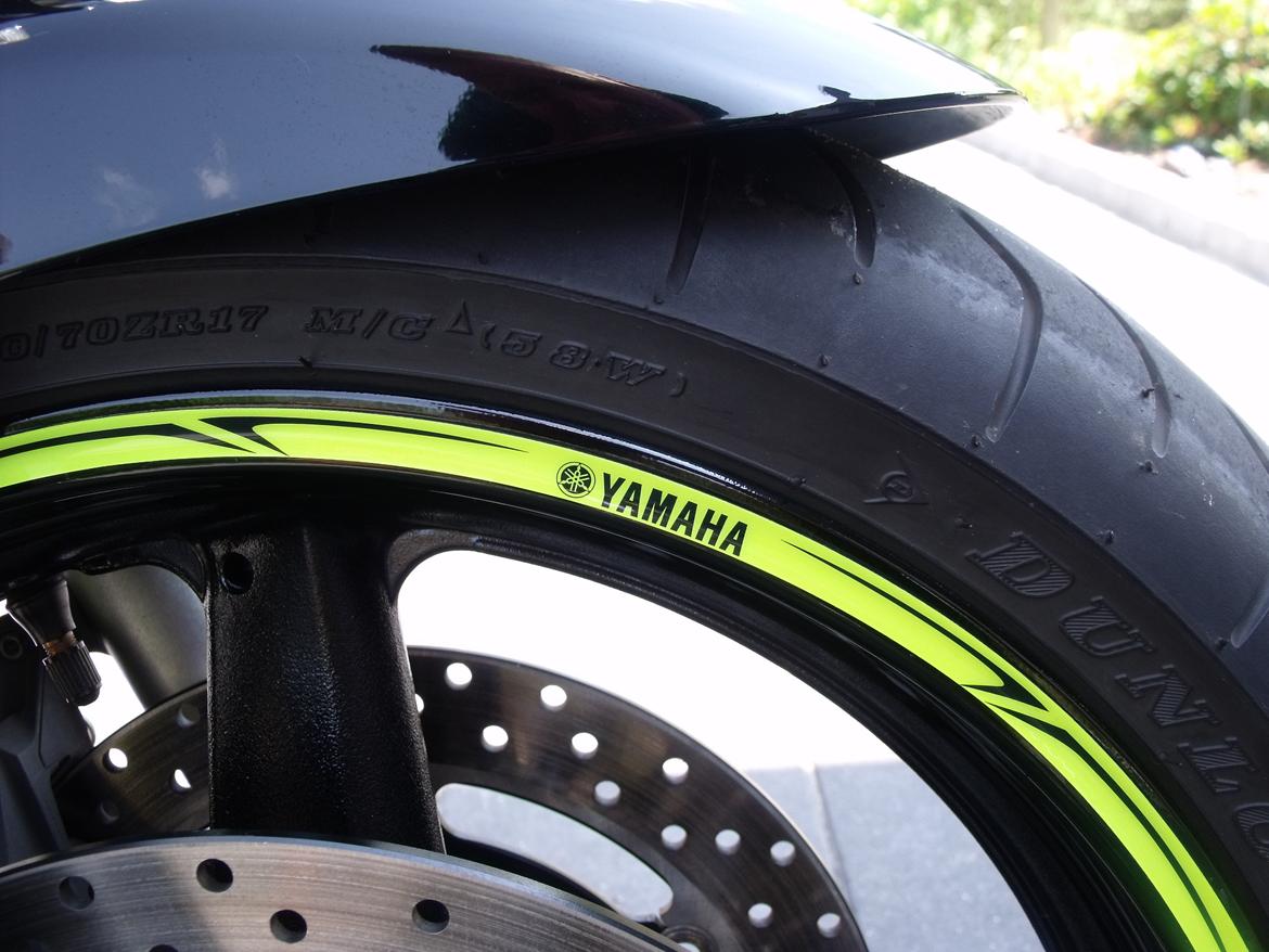 Yamaha XJR 1300 - Yamaha original fælg tape. billede 16