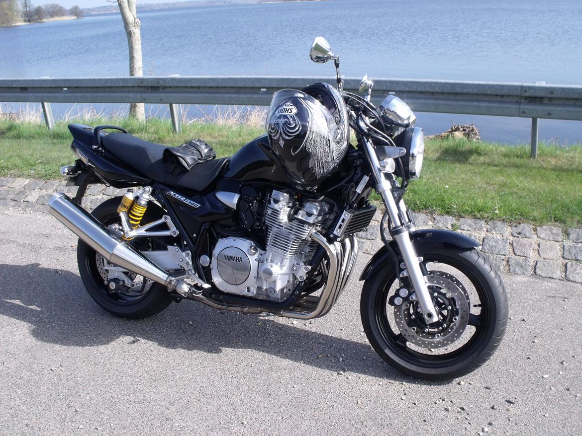 Yamaha XJR 1300 - Den allerførste køretur ved Tange sø . billede 2