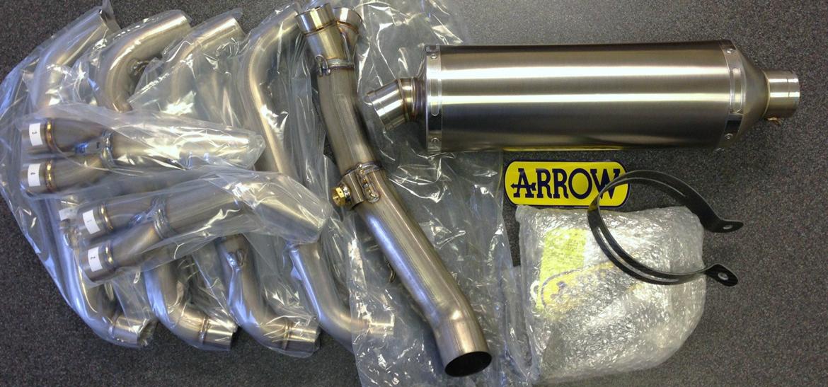 Suzuki GSXR 1000 --solgt-- - Arrow full titanium system kommer på i løbet af sæson 2013 Sammen med en PC V billede 13