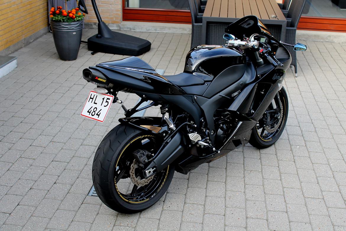 Kawasaki Ninja ZX6R - The Black Pearl!!! billede 3