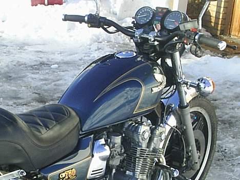 Honda CB 750 C - Nytt "Fat-bar  styr og beslag. billede 6