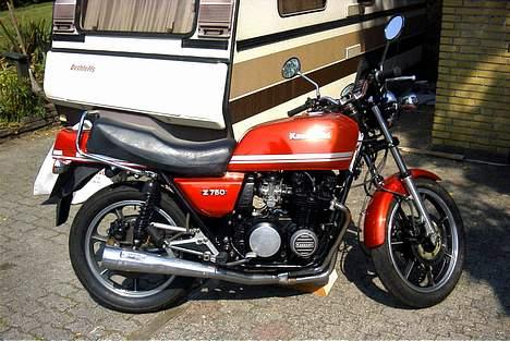 Kawasaki Z750E - Før renovering - egentlig meget pæn. Billede venligst udlånt af tidligere ejer. billede 7