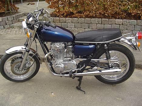 Yamaha XS 650 - 25 marts - hundekoldt, men måtte have en tur! billede 1