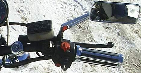 Honda CB 750 C - Styremontert Klokke i høyglanspolert aluminium i Sveitsisk toppkvaitet (Quartsur) billede 13