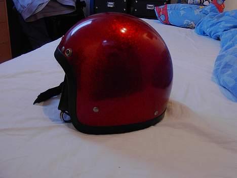 Suzuki GS 450 Twin <solgt> - Min fars, passer til cyklen (Rød med glimmer) :o) billede 6