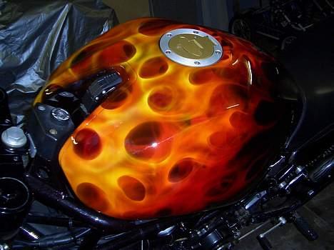 Ducati Monster - Den nye flammetank billede 4