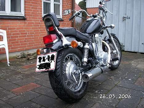 Suzuki Savage ls 650 - Pænt bredt baghjul. Jeg synes den er flot fra denne vinkel billede 5