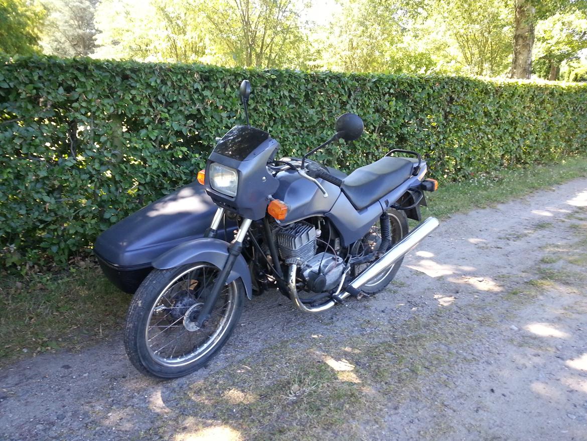 Jawa 350cc Type 640 med Velorex 562 sidevogn [Solgt] billede 1