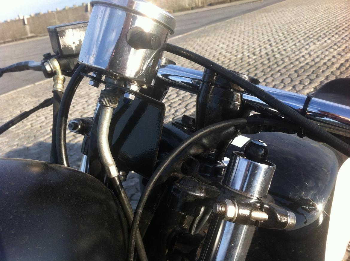 Yamaha Xv 750 - hjemmelavet speedo beslag billede 12