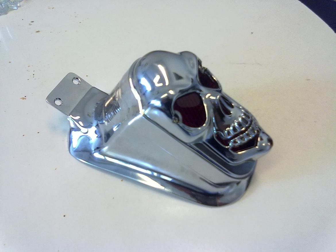 Honda cx500 custom - min nye baglygte billede 18