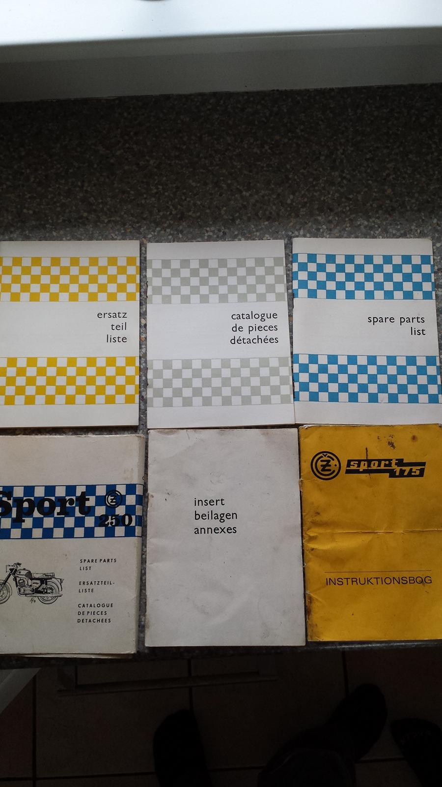 CZ 175 Sport - De originale bøger fra 1974. billede 10