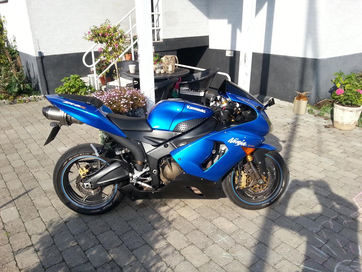 Kawasaki ZX6R (STJÅLET) - I dag. Mangler læder stue :) (skal males) Fremrykker sæt, tonede blink. billede 3