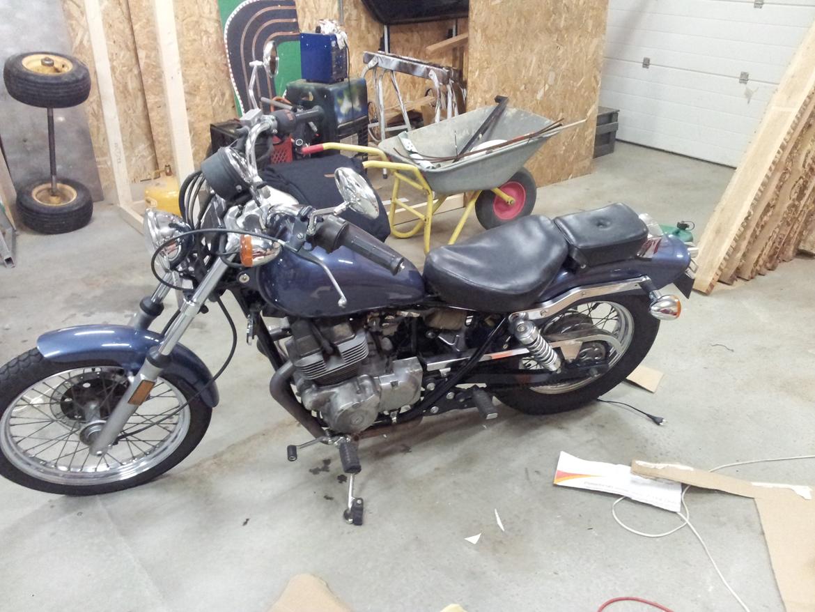 Honda CMX 250 Rebel - standard MC, har dog fjernet den kæmpe luftfilter kasse  billede 2