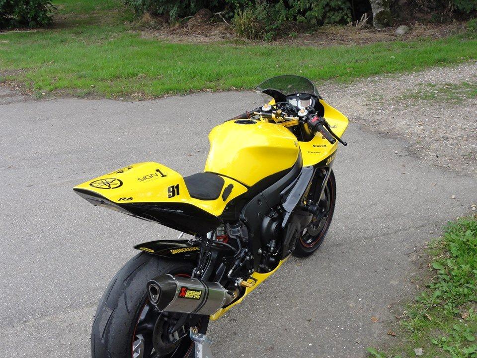 Yamaha R6 BANERACER [SOLGT] billede 4