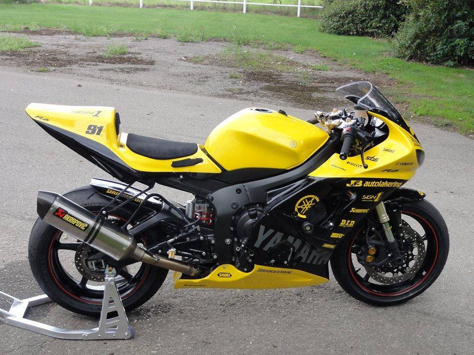 Yamaha R6 BANERACER [SOLGT] billede 5