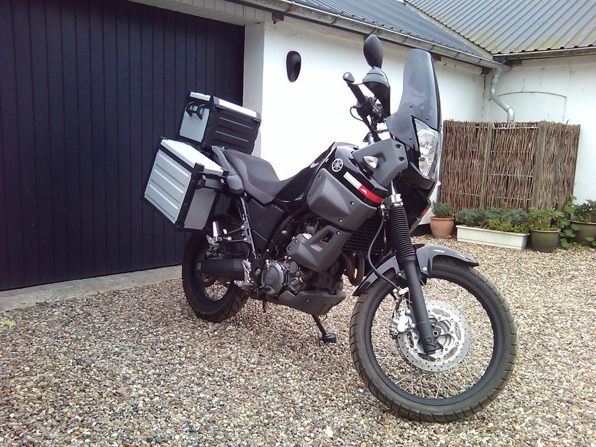 Yamaha XT660Z ABS Ténéré - Puig +8cm vindskærm og Barkbusters Storm håndbeskyttere billede 2