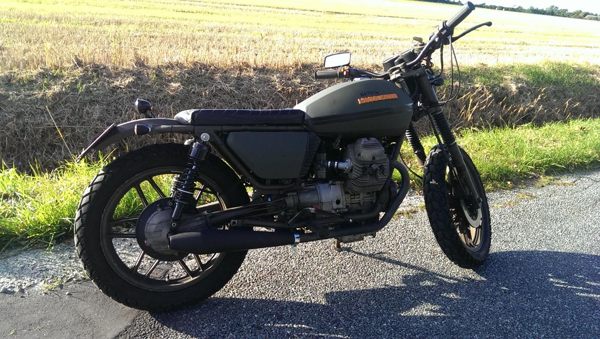 Moto Guzzi V50 NATO Cafe/Bratstyle. billede 13