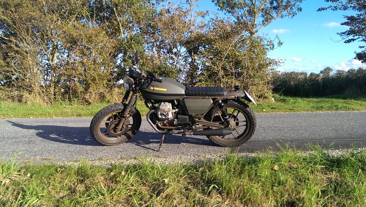 Moto Guzzi V50 NATO Cafe/Bratstyle. billede 14