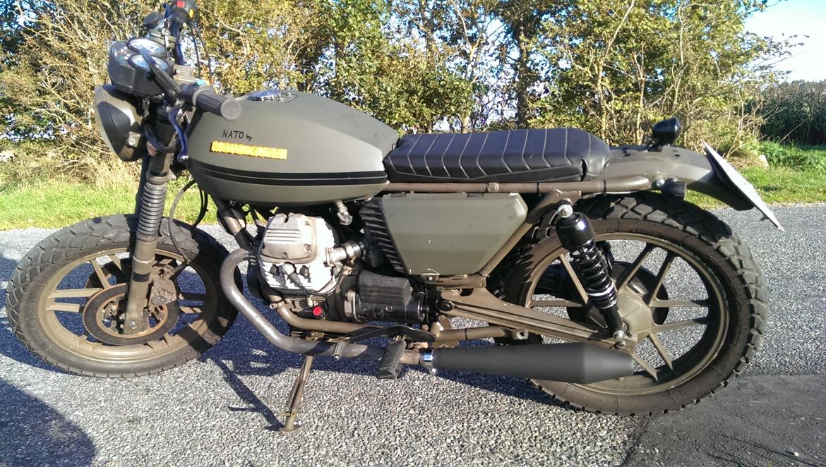 Moto Guzzi V50 NATO Cafe/Bratstyle. billede 16