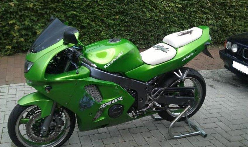 Kawasaki zx6r billede 2