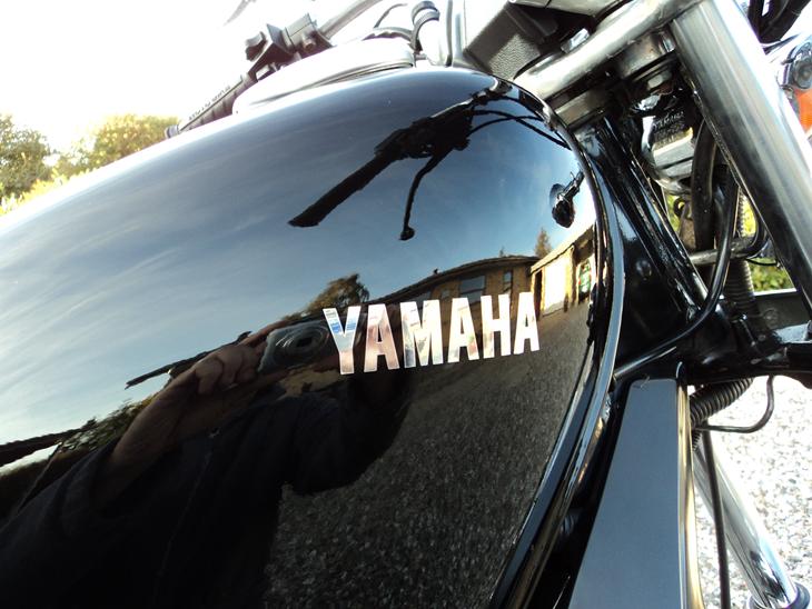 Yamaha XV 500 - Det er min gamle XV500 fra 84.der er lavet en del,men der mangler lidt inu. billede 1