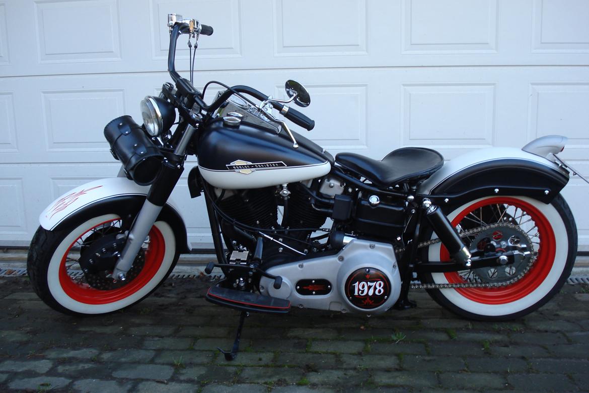 Harley Davidson flh SOLGT billede 2