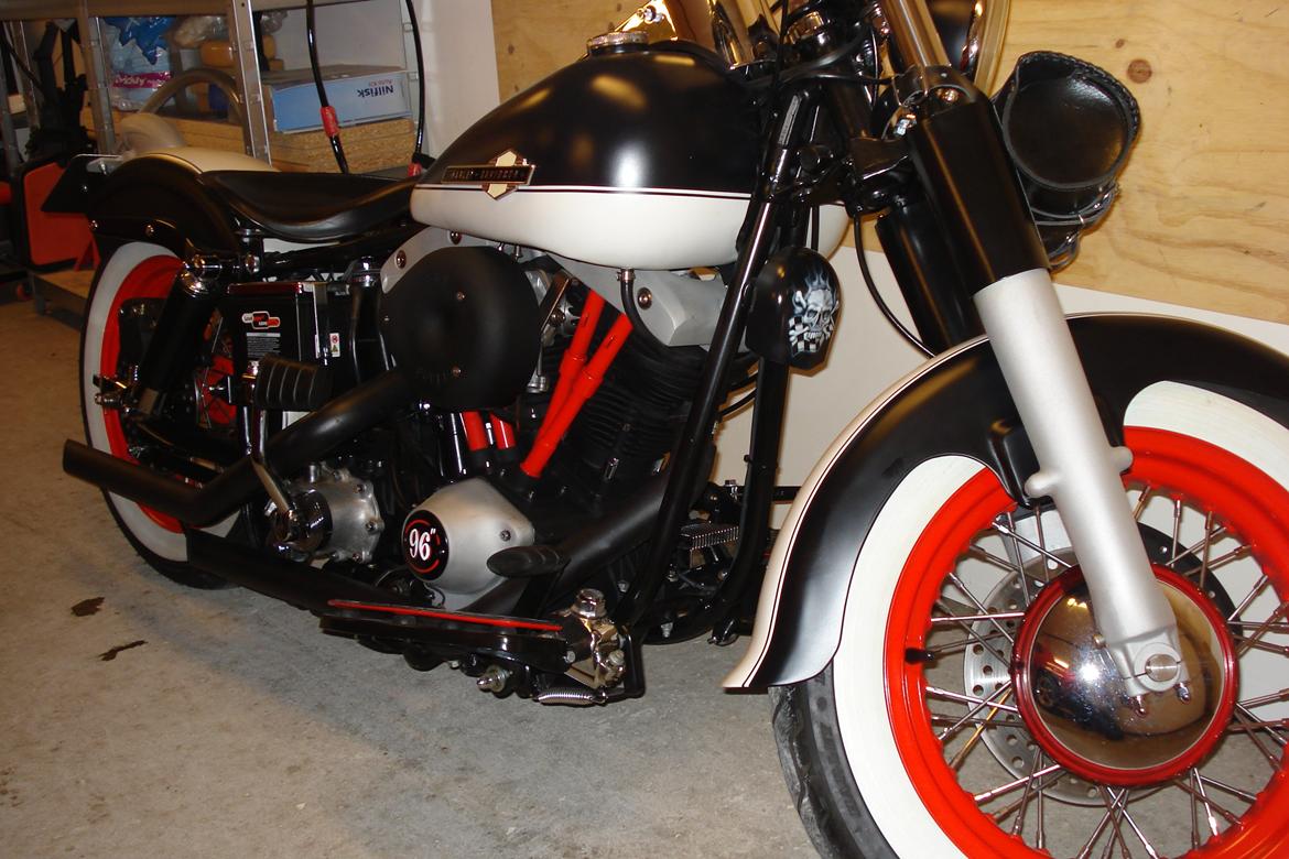 Harley Davidson flh SOLGT billede 7