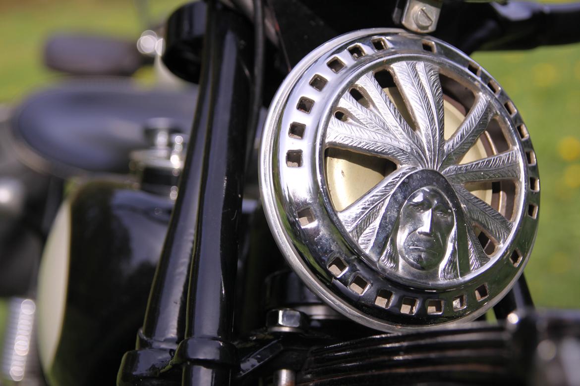 Indian Scout 45 Model 101 - Det ikoniske horn kom første gang i 1931  billede 4