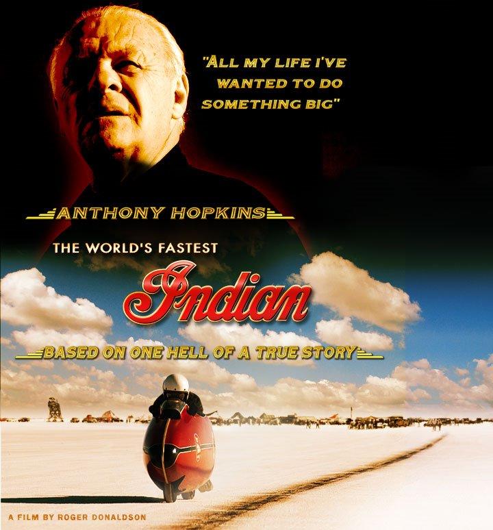 Indian Scout 45 Model 101 - The Worlds Fastest Indian - en fantastisk god film. Bør ses af alle med hang til gode film og motorcykler. billede 9