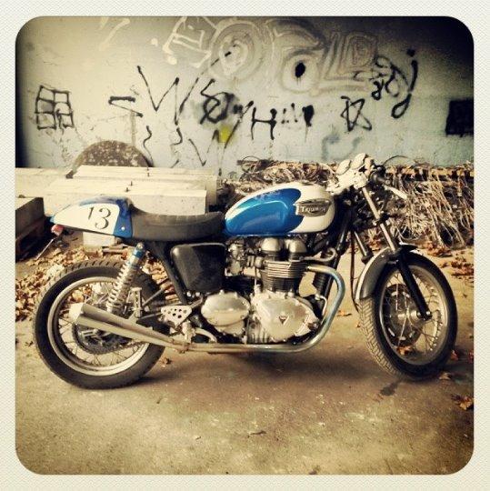 Triumph Thruxton Cafe Racer - 2014 billede 3