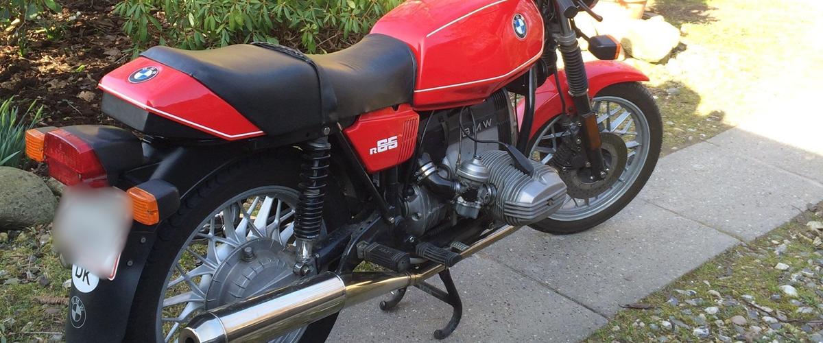BMW R65 - 1981 - Stand ved køb, vinter 2013: M...