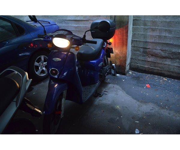 Aprilia Scarabeo 100cc 2-t *Solgt* billede 1