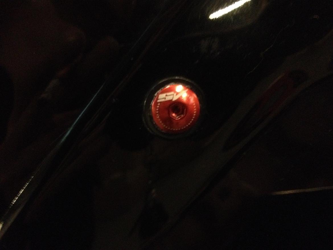 Suzuki SV1000S Limited Edition. - Special lavede røde bolte med SV logoet ingraveret. billede 19