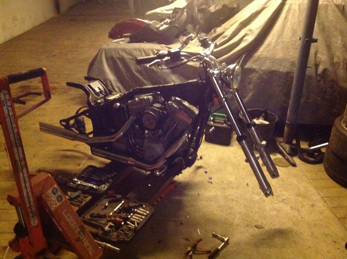 Harley Davidson Fxst softail billede 6