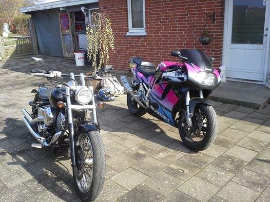 Yamaha xvs 650 Dragstar - min gamle racer og den nye chopper billede 7