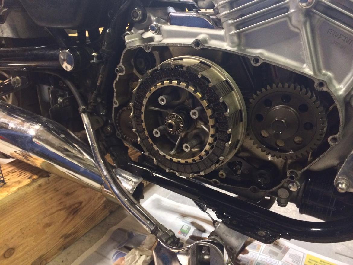 Suzuki Intruder VS 700 - Koblingsskift billede 14