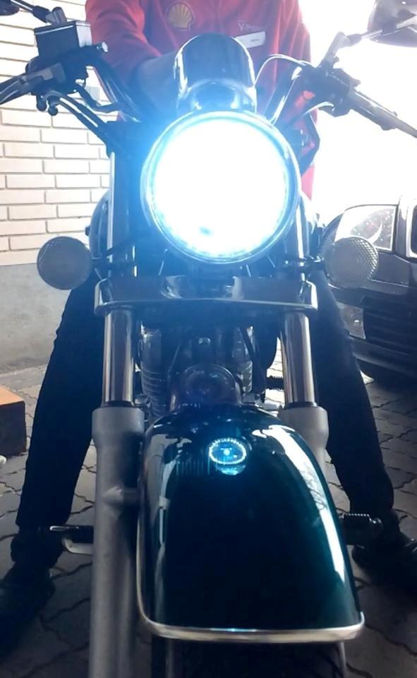 Suzuki GZ 250 Marauder - Xenon kit: 8000K billede 9